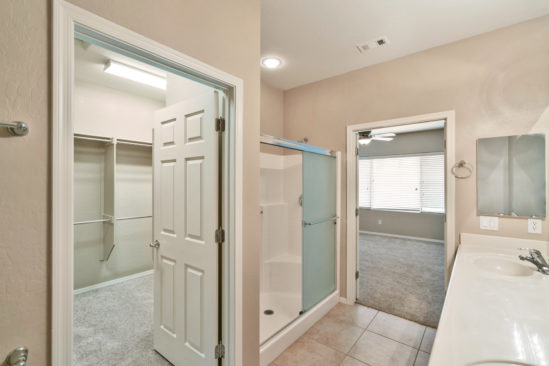 6025 Corbin Ave Las Vegas NV master bath and closet