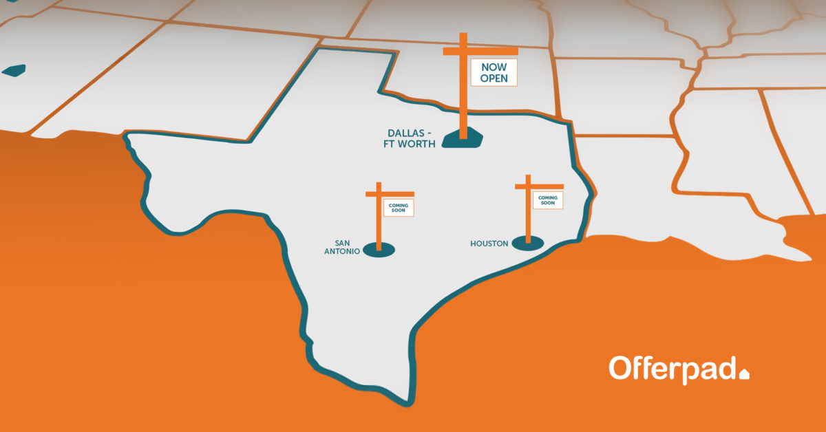 Offerpad going big in Texas: now open in Dallas-Fort Worth