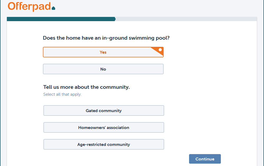 Home Swimming Pool & Community Offerpad