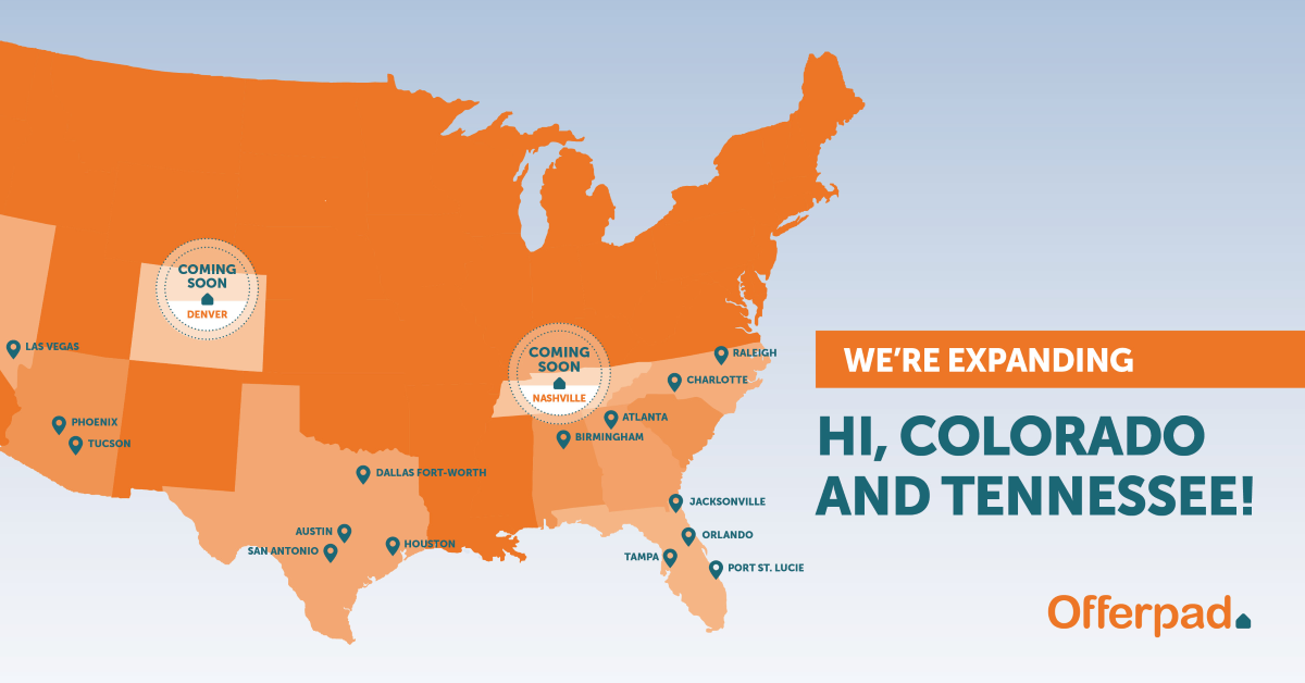 Welcome, Denver and Nashville to the Offerpad Family!