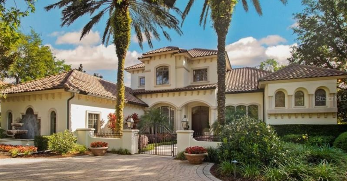 Mediterranean Revival Home for Sale Florida