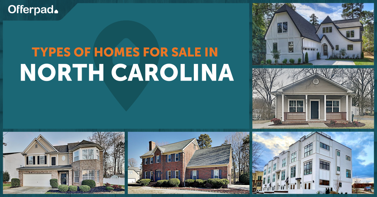 Most Popular Styles of Homes for Sale in North Carolina